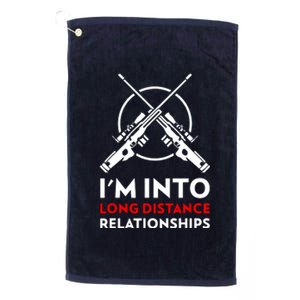 IM Into Long Distance Relationship Platinum Collection Golf Towel