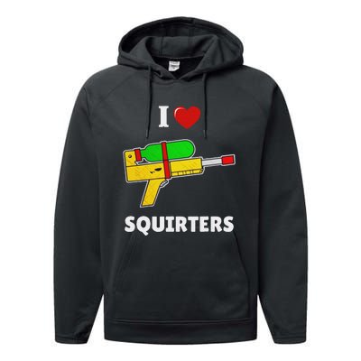 Ilovesquirtersheartdesignilovesquirters.Png Performance Fleece Hoodie