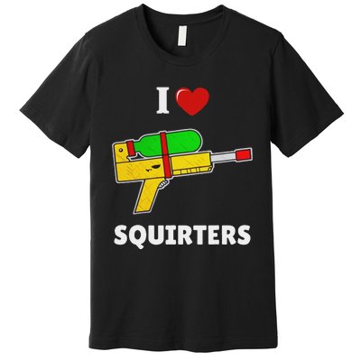 Ilovesquirtersheartdesignilovesquirters.Png Premium T-Shirt