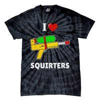 Ilovesquirtersheartdesignilovesquirters.Png Tie-Dye T-Shirt