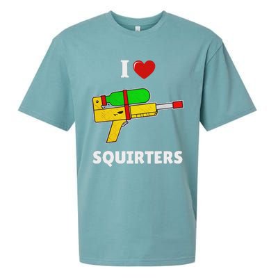 Ilovesquirtersheartdesignilovesquirters.Png Sueded Cloud Jersey T-Shirt