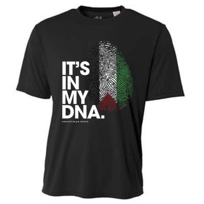 Its In My Dna Palestine Flag Palestinian Roots Cooling Performance Crew T-Shirt