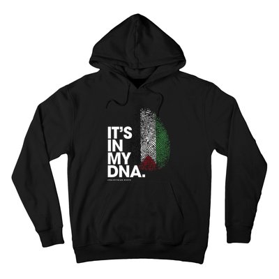 Its In My Dna Palestine Flag Palestinian Roots Hoodie