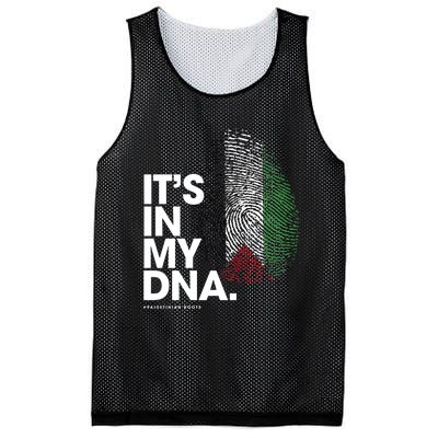 Its In My Dna Palestine Flag Palestinian Roots Mesh Reversible Basketball Jersey Tank