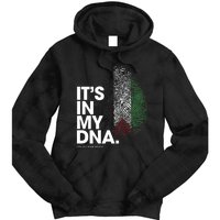 Its In My Dna Palestine Flag Palestinian Roots Tie Dye Hoodie