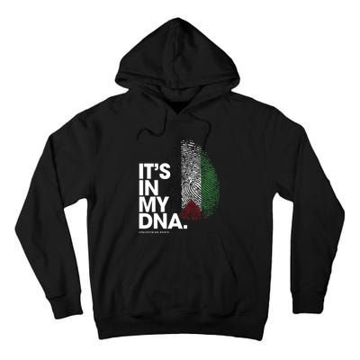 Its In My Dna Palestine Flag Palestinian Roots Tall Hoodie