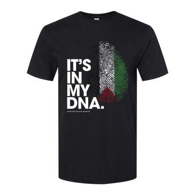 Its In My Dna Palestine Flag Palestinian Roots Softstyle CVC T-Shirt