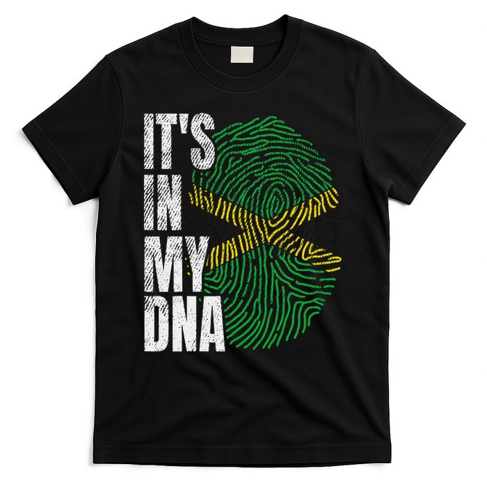 It's In My Dna Jamaican Flag Jamaica Boy Girl Gift T-Shirt