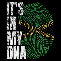 It's In My Dna Jamaican Flag Jamaica Boy Girl Gift T-Shirt