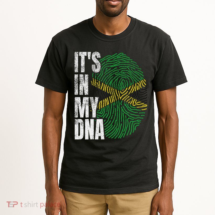 It's In My Dna Jamaican Flag Jamaica Boy Girl Gift Tall T-Shirt
