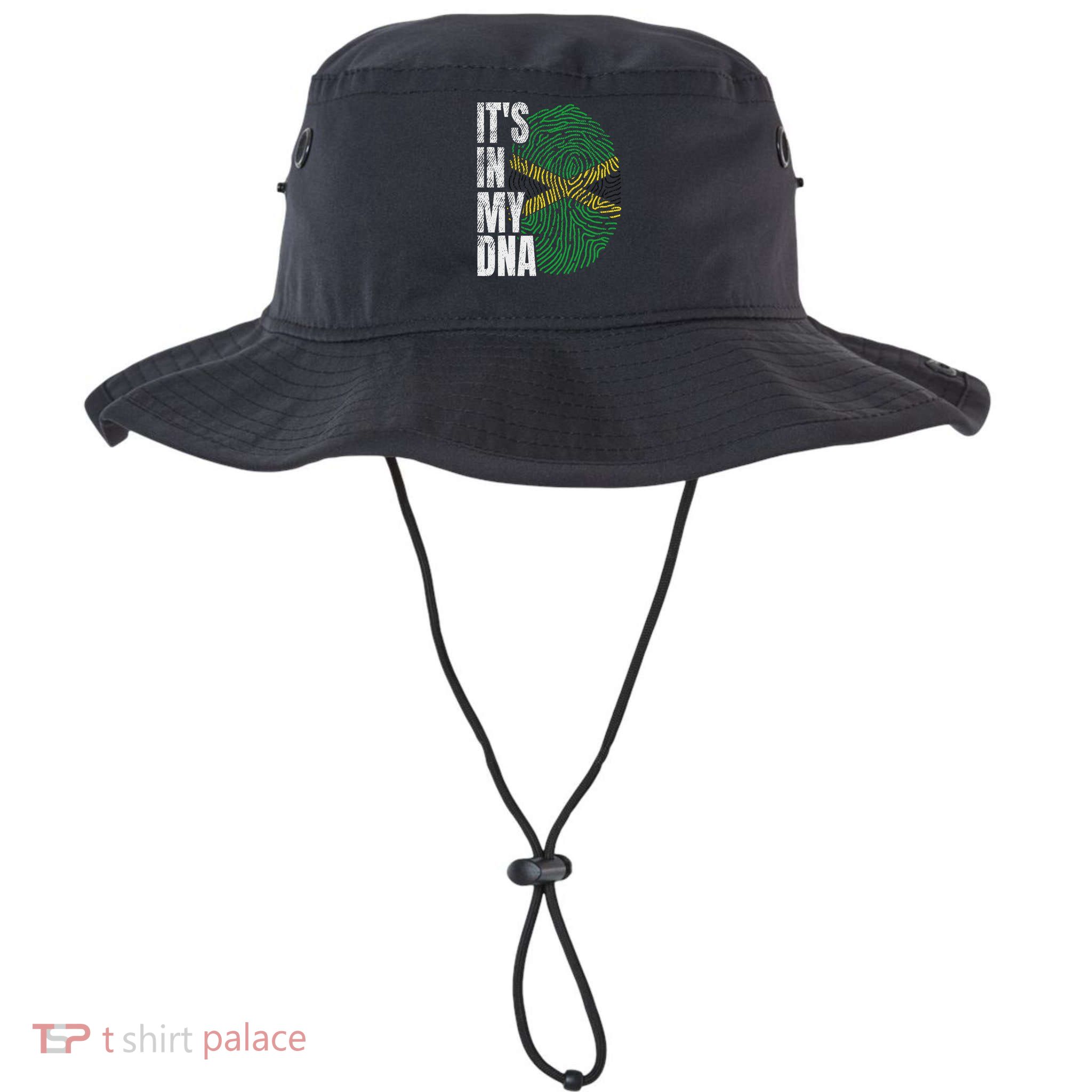 It's In My Dna Jamaican Flag Jamaica Boy Girl Gift Bucket Hat