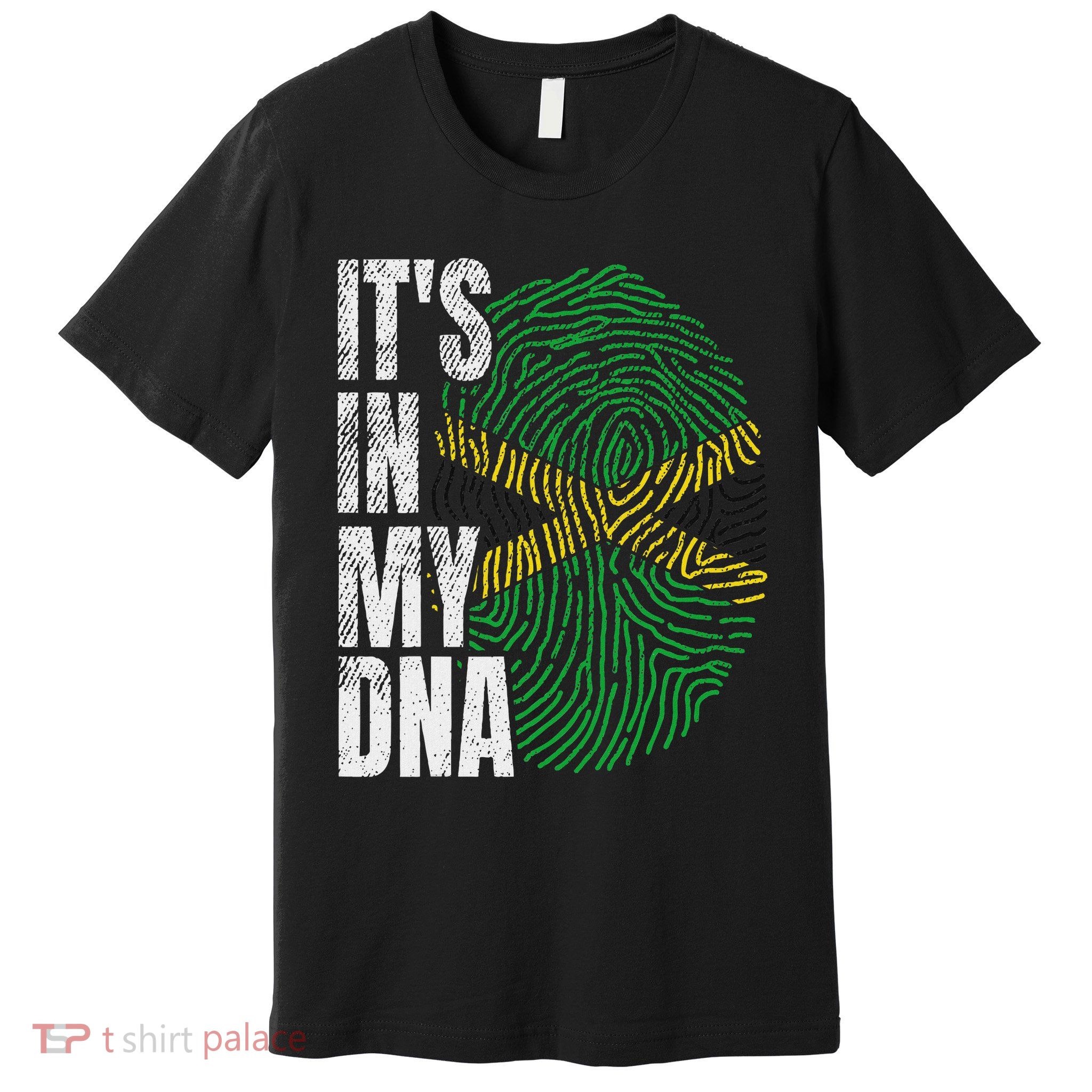 It's In My Dna Jamaican Flag Jamaica Boy Girl Gift Premium T-Shirt