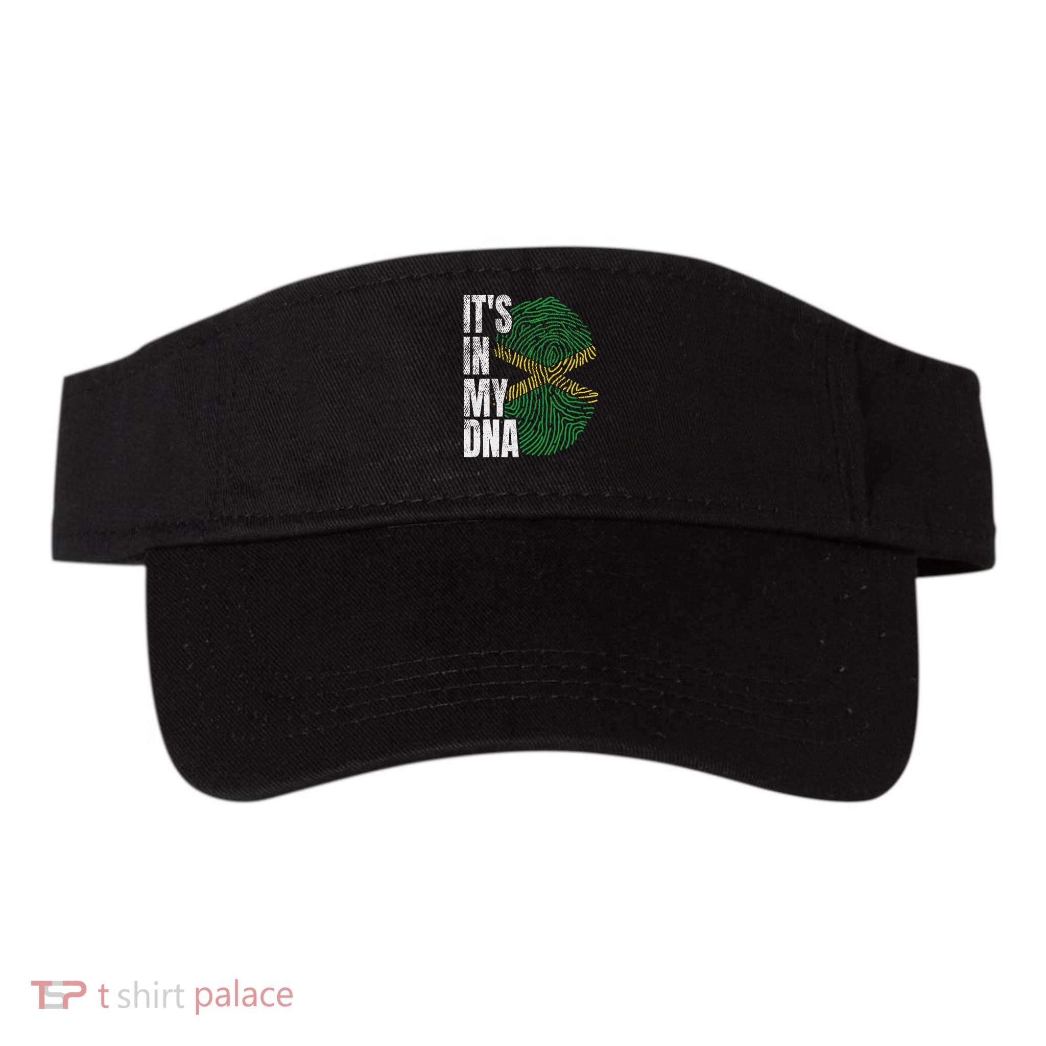It's In My Dna Jamaican Flag Jamaica Boy Girl Gift Visor