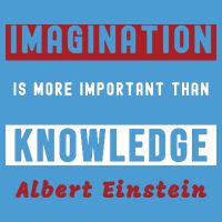 Imagination Is More Important Than Knowledge Albert Einstein Quote Funny Quote Tie Dye Hoodie