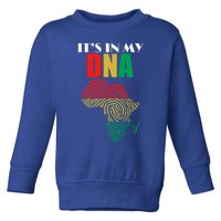 It's In My Dna Respect Black History Meaningful Gift Toddler Sweatshirt