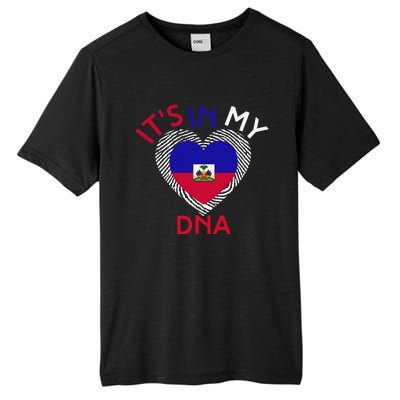 ItS In My Dna Haiti Flag Haitian Life Pride Haiti Patriotic Tall Fusion ChromaSoft Performance T-Shirt