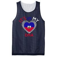 ItS In My Dna Haiti Flag Haitian Life Pride Haiti Patriotic Mesh Reversible Basketball Jersey Tank