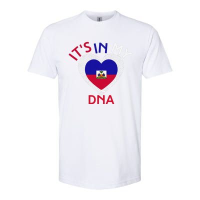 ItS In My Dna Haiti Flag Haitian Life Pride Haiti Patriotic Softstyle® CVC T-Shirt