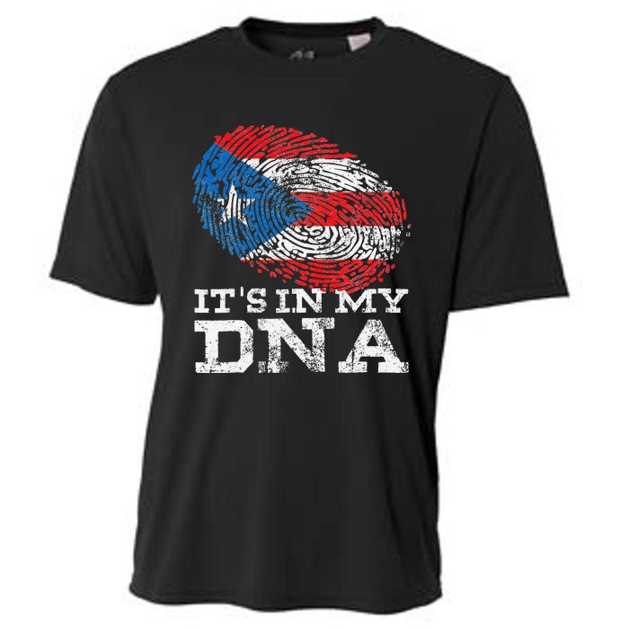 It's In My DNA Puerto Rico Rican Hispanic Heritage Month Cooling Performance Crew T-Shirt