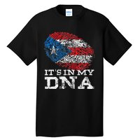 It's In My DNA Puerto Rico Rican Hispanic Heritage Month Tall T-Shirt