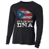 It's In My DNA Puerto Rico Rican Hispanic Heritage Month Cooling Performance Long Sleeve Crew