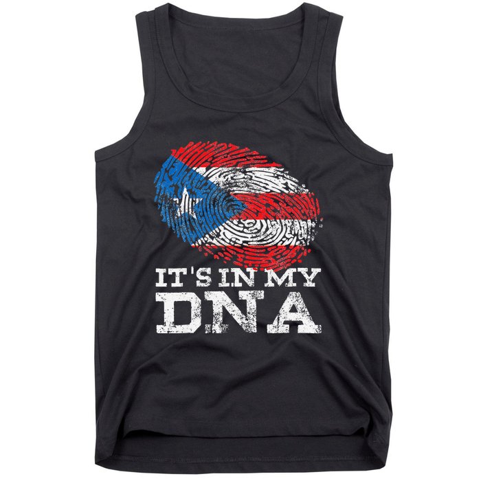 It's In My DNA Puerto Rico Rican Hispanic Heritage Month Tank Top