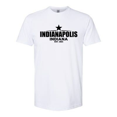 Indianapolis Indiana Meaningful Gift Softstyle CVC T-Shirt