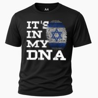It's In My DNA Israeli Proud Israel Flag Jewish Cooling Performance Crew T-Shirt
