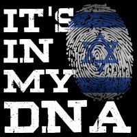 It's In My DNA Israeli Proud Israel Flag Jewish Bucket Hat