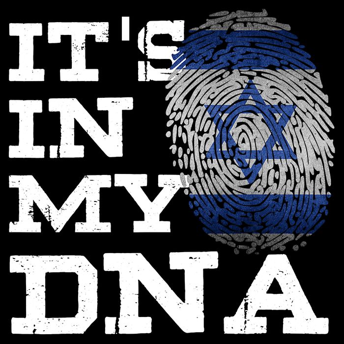 It's In My DNA Israeli Proud Israel Flag Jewish Bucket Hat