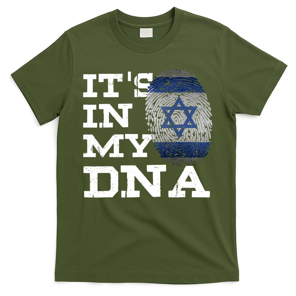 It's In My DNA Israeli Proud Israel Flag Jewish T-Shirt
