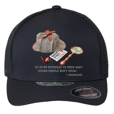It Is My Business To Know. Novelty Sherlock Holmes Mystery Flexfit Unipanel Trucker Cap