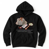 It Is My Business To Know. Novelty Sherlock Holmes Mystery Hoodie