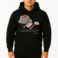 It Is My Business To Know. Novelty Sherlock Holmes Mystery Hoodie