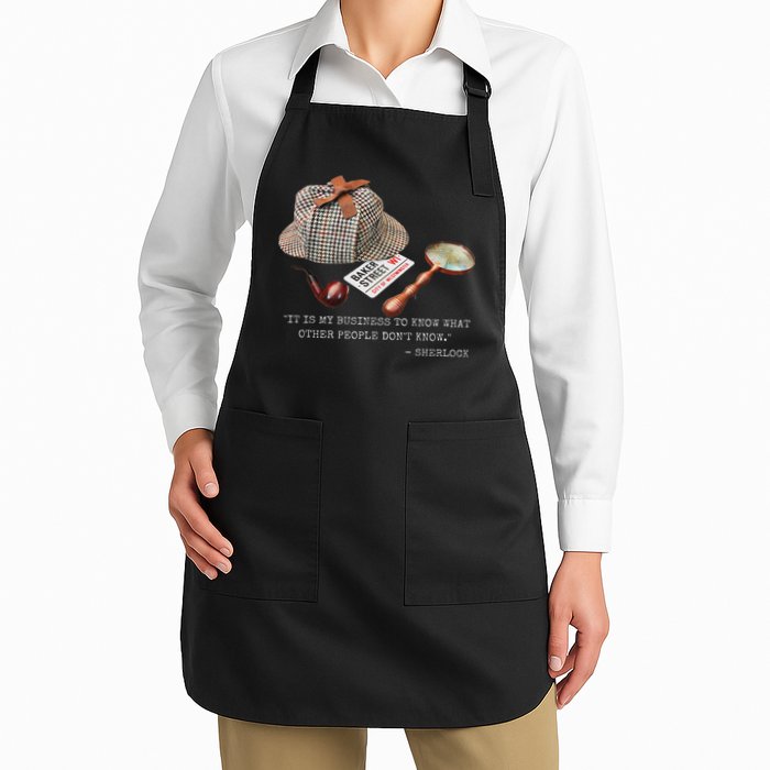 It Is My Business To Know. Novelty Sherlock Holmes Mystery Apron