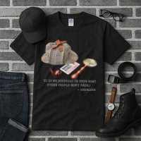 It Is My Business To Know. Novelty Sherlock Holmes Mystery Tall T-Shirt