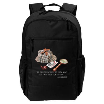 It Is My Business To Know. Novelty Sherlock Holmes Mystery Backpack