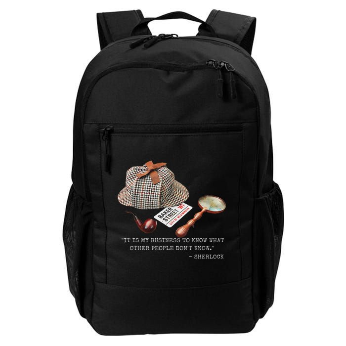 It Is My Business To Know. Novelty Sherlock Holmes Mystery Backpack