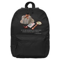 It Is My Business To Know. Novelty Sherlock Holmes Mystery 16 in Basic Backpack