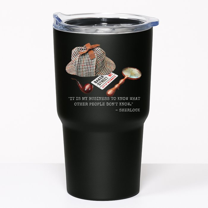 It Is My Business To Know. Novelty Sherlock Holmes Mystery Tumbler