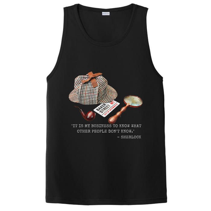 It Is My Business To Know. Novelty Sherlock Holmes Mystery PosiCharge Competitor Tank