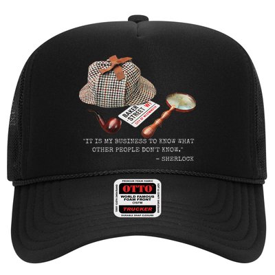 It Is My Business To Know. Novelty Sherlock Holmes Mystery Hat