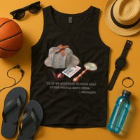 It Is My Business To Know. Novelty Sherlock Holmes Mystery Tank Top