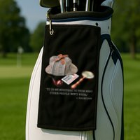 It Is My Business To Know. Novelty Sherlock Holmes Mystery Golf Towel