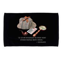 It Is My Business To Know. Novelty Sherlock Holmes Mystery Microfiber Hand Towel