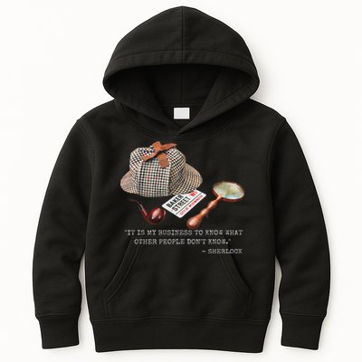 It Is My Business To Know. Novelty Sherlock Holmes Mystery Kids Hoodie