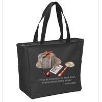It Is My Business To Know. Novelty Sherlock Holmes Mystery Zip Tote Bag
