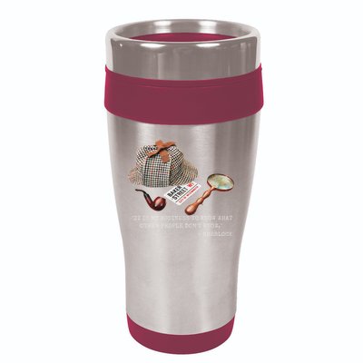 It Is My Business To Know. Novelty Sherlock Holmes Mystery 16oz Travel Tumbler