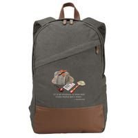 It Is My Business To Know. Novelty Sherlock Holmes Mystery Cotton Canvas Backpack