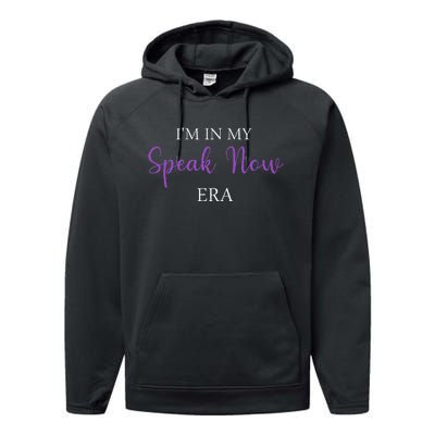 Im In My Speak Now Era Performance Fleece Hoodie